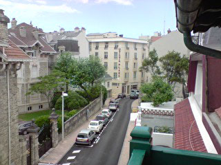 vue du balcon